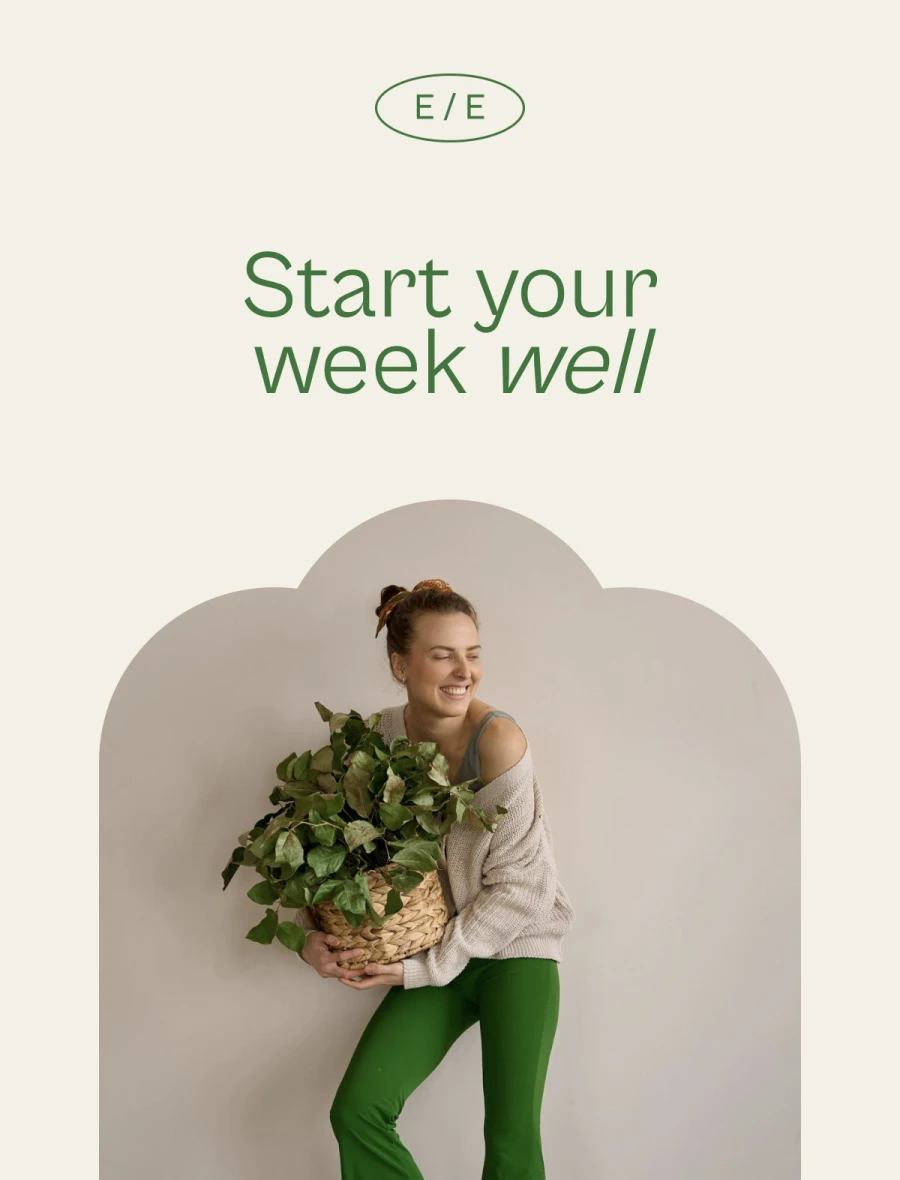 Wellness welcome with resources